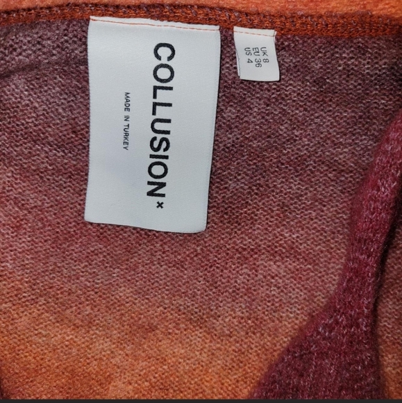 NEW without tags Collusion Bralette and cardigan Knit set - Picture 6 of 6